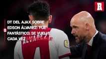 DT del Ajax sobre Edson Álvarez: 'Fue fantástico; se vuelve cada vez más notable'