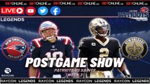 Patriots vs Saints POSTGAME Show w/ Evan Lazar
