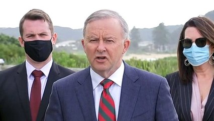 Opposition leader criticises PM over net zero stance