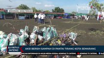 Aksi Bersih Sampah di Pantai Tirang Kota Semarang