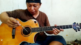 Sounding the Guitar With a Swipe - COVER ( Fingerstyle Guitar Accoustic by mas Alip_Ba_Ta )