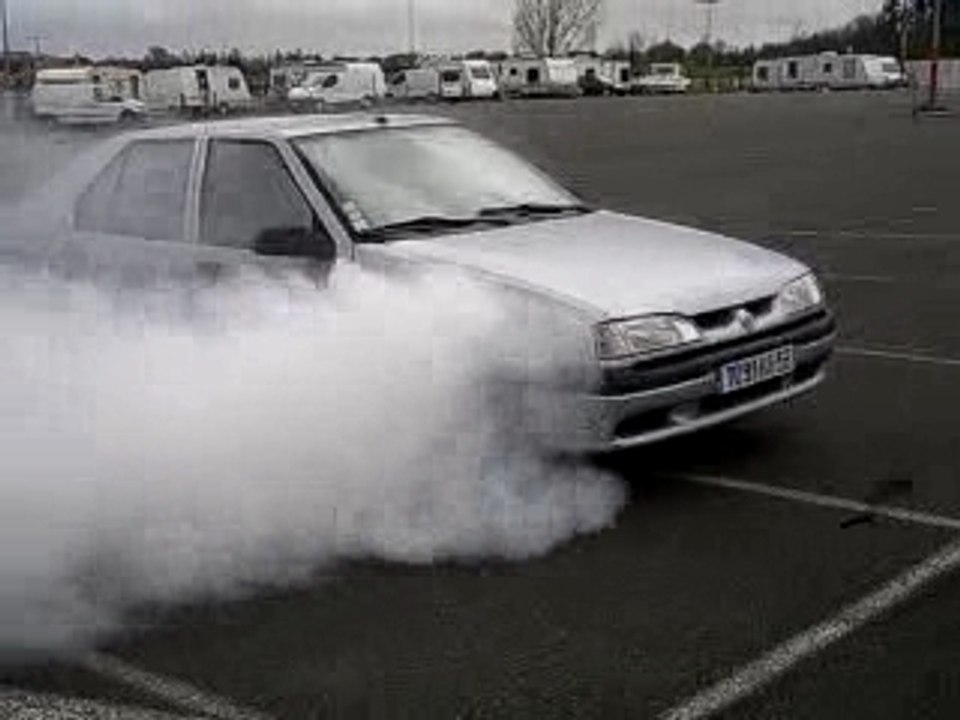 burn 19 pneu eclater