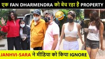 Janhvi, Sara Not Interested To Pose For Paps, Shraddha, Sidharth, Dharmendra, Sushmita Sen Spotted