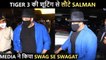 Salman Khan Arrives From Austria, STYLISH Entry At Mumbai Airport | Tiger 3 Shooting