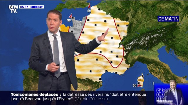Des nuages, de la pluie et des températures en baisse ce lundi