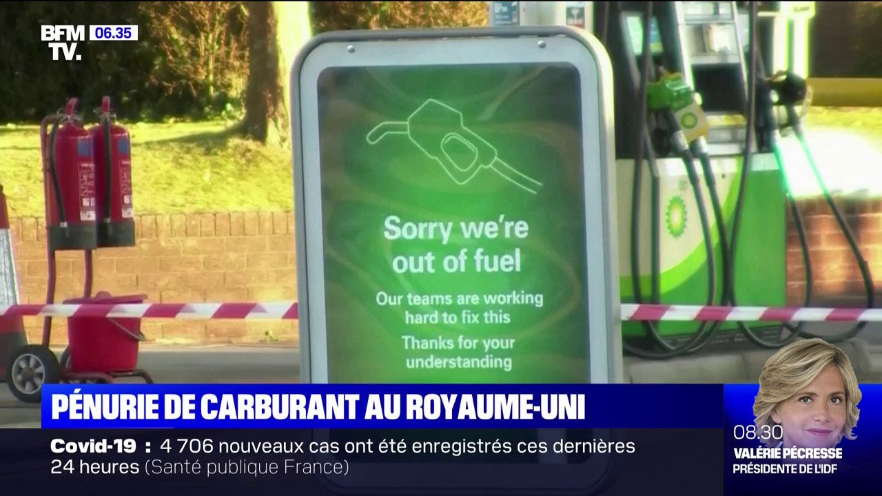 Pénuries d'essence au Royaume-Uni: les files d'attentes s'allongent devant les stations service