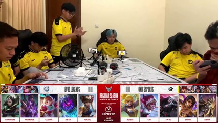 ONIC VS EVOS GAME 1 - MPL ID SEASON 8 MINGGU KE 7 HARI KE 3 - ONIC ESPORTS VS EVOS LEGENDS MATCH 1