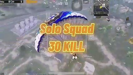 30 KILLS  SOLO VS SQUAD PUBG MOBILE