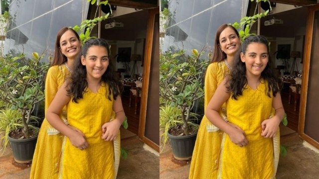 Dia Mirza ने सौतेली बेटी Samaira Rekhi के साथ Share की Photo, कहा ये | FilmiBeat