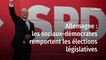 Allemagne : les sociaux-démocrates remportent les élections législatives