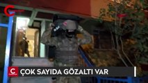 İstanbul'da operasyon; çok sayıda gözaltı var