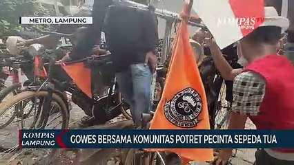 Download Video: Gowes bersama Komunitas Potret Pecinta Sepeda Tua