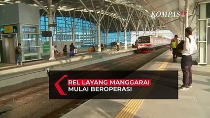 Jalur Layang Stasiun Manggarai Mulai Beroperasi, Layanan Diharapkan Lebih Efisien