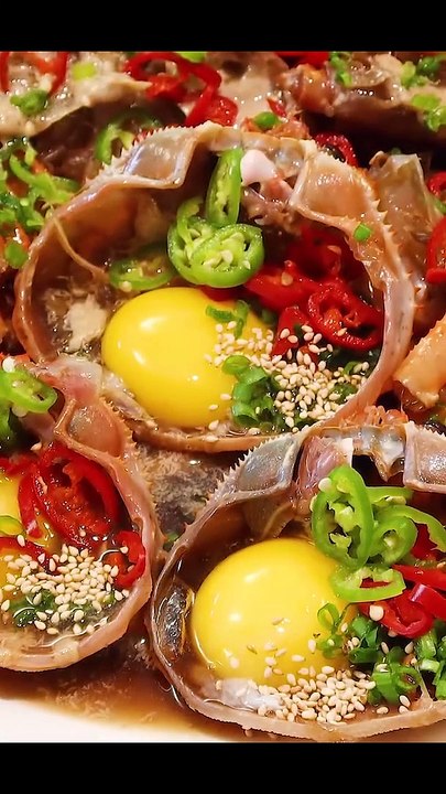 Mukbang ASMR video eatingshow viral tiktok spicy ganjang gejang