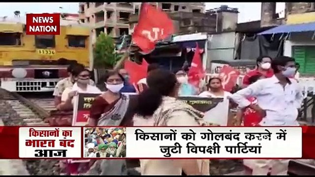 Farmers block highways, rail tracks; Delhi-UP traffic affected, Watch