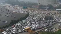 Bharat Bandh: Massive traffic congestion at Delhi borders