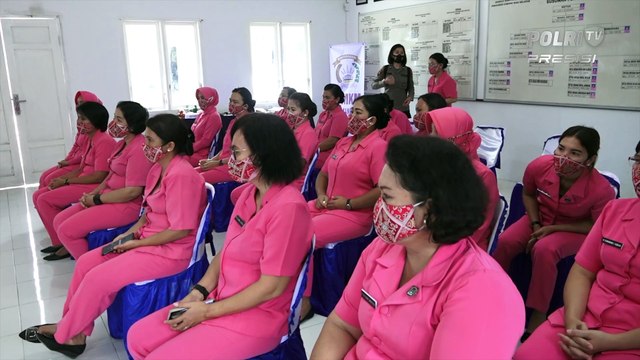 Ketua Bhayangkari Daerah Sumut Tatap Muka dengan Pengurus Bhayangkari Nias Selatan