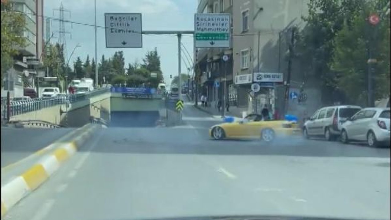 SOSYAL MEDYADA PAYLAŞILAN DRİFT GÖRÜNTÜSÜNE 8 BİN LİRA CEZA