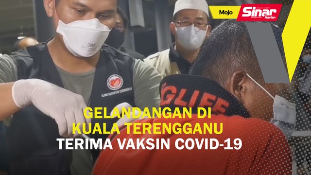 Gelandangan di Kuala Terengganu terima vaksin Covid-19