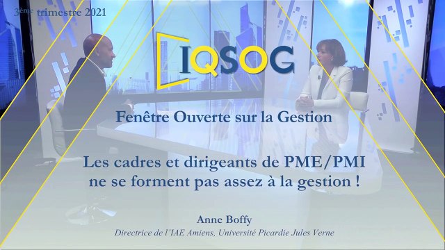 Les cadres et dirigeants de PME/PMI ne se forment pas assez à la gestion ! [Anne Boffy]