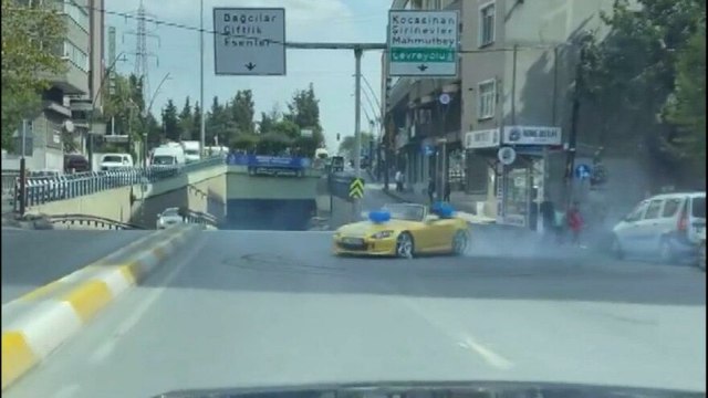 Sosyal medyada paylaşılan drift görüntüsüne 8 bin lira ceza