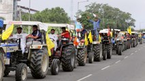 Bharat Bandh: Farmers took out Tractor Rally in Jaipur