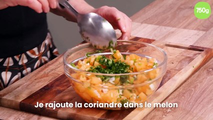 Ceviche de daurade au melon