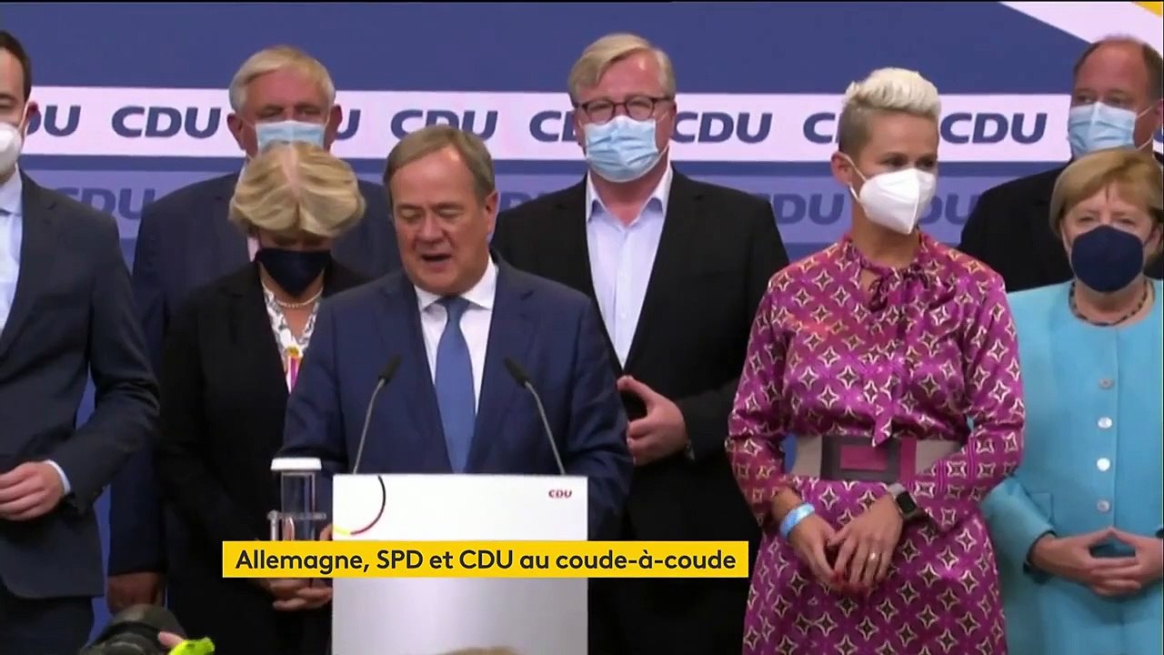 Élections législatives allemandes : Olaf Scholz et le SPD arrivent en tête devant la CDU