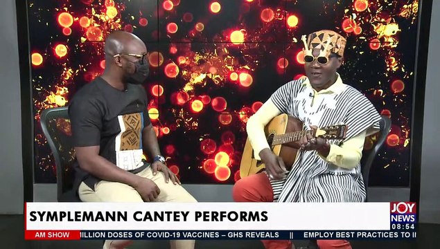 Symplemann Cantey Performs - AM Showbiz on JoyNews (27-9-21)
