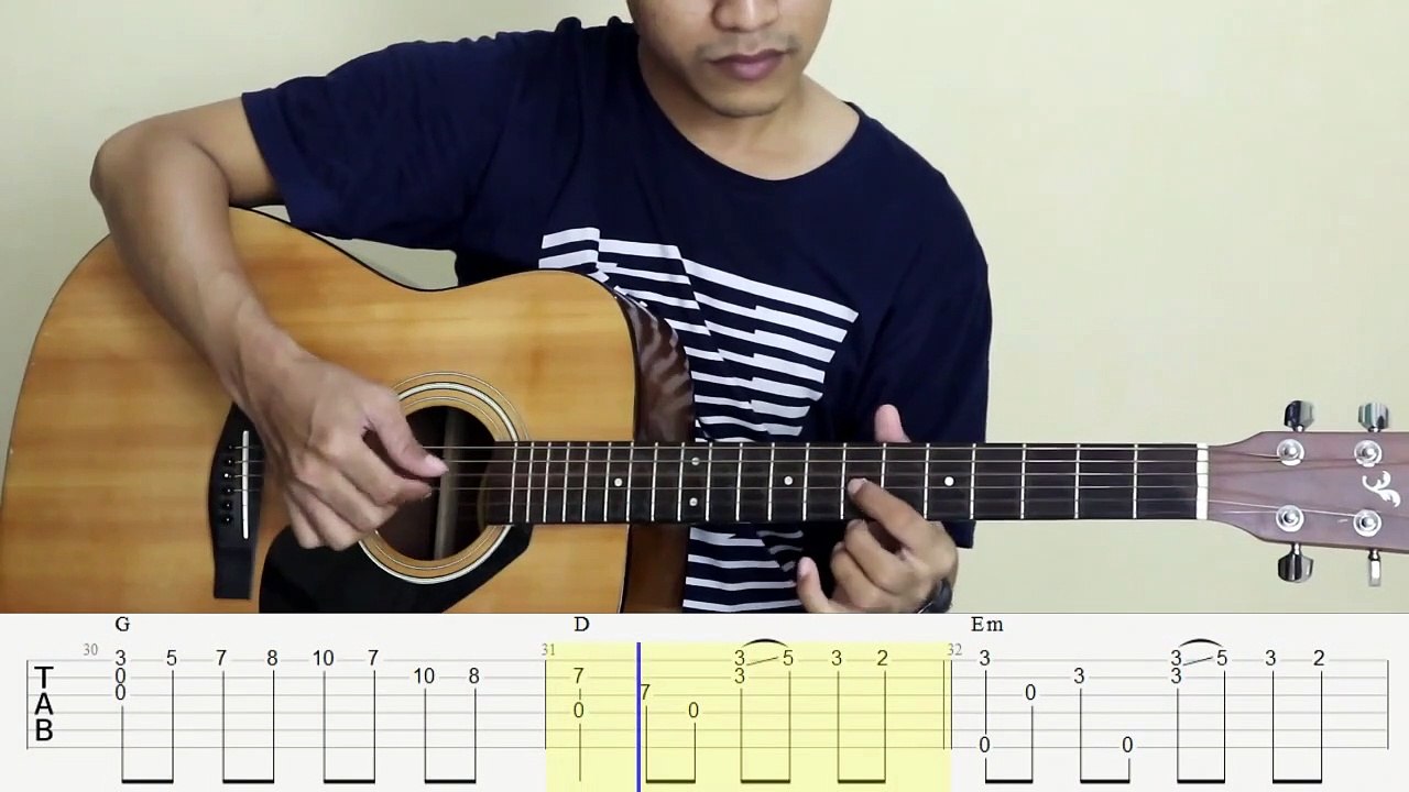 Fingerstyle Guitar - River Flows In You  (Yiruma) - TAB Tutorial.
