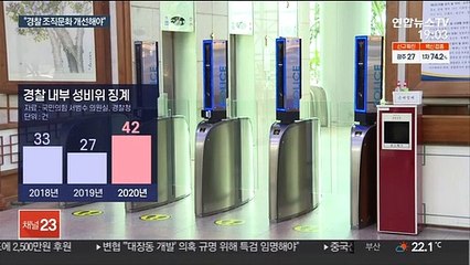 잇단 경찰 성비위…피해자 75% "참고 넘어가"