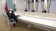 Son dakika gündem: NUR SULTAN - TBMM Başkanı Şentop, Kazakistan Cumhurbaşkanı Tokayev tarafından kabul edildi