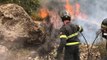 Suni (OR) - Incendio boschivo minacciava abitazioni: intervento dei Vigili del Fuoco (27.09.21)