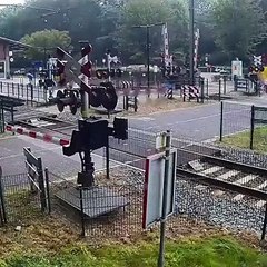 Trenin altında kalmaktan kıl payı kurtuldu