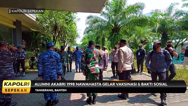 KAPOLRI SEPEKAN : TNI-Polri Dukung Percepatan Vaksinasi Covid-19 (1/2)