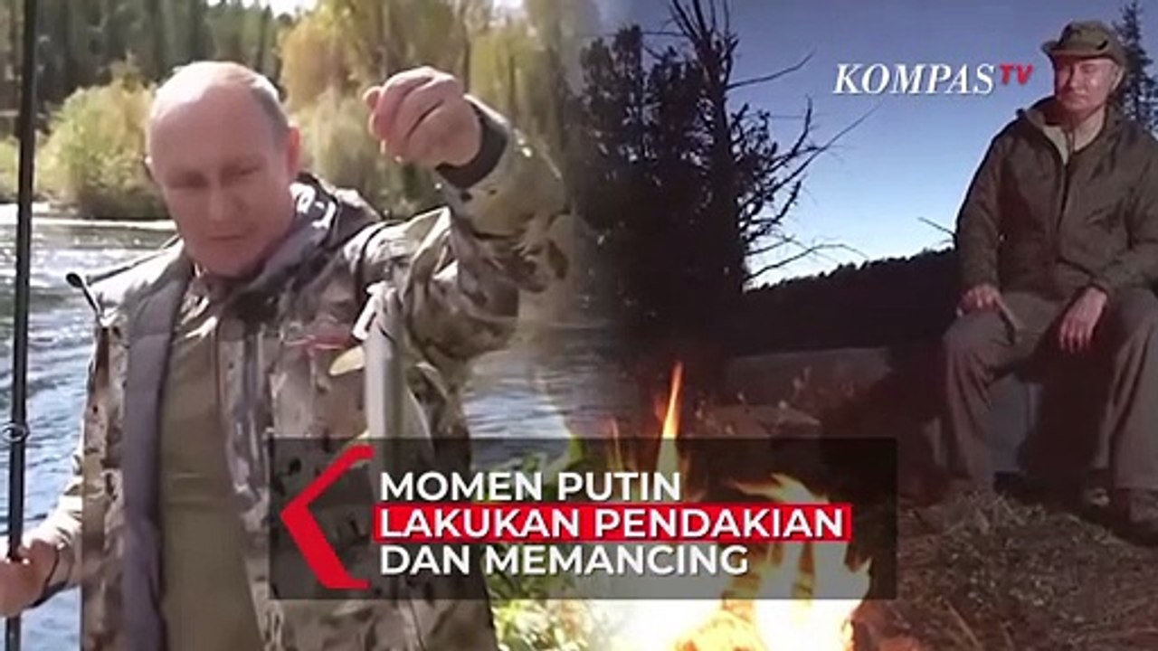 Mengintip Kegiatan Putin saat Liburan dengan Memancing dan Mendaki Gunung di Siberia