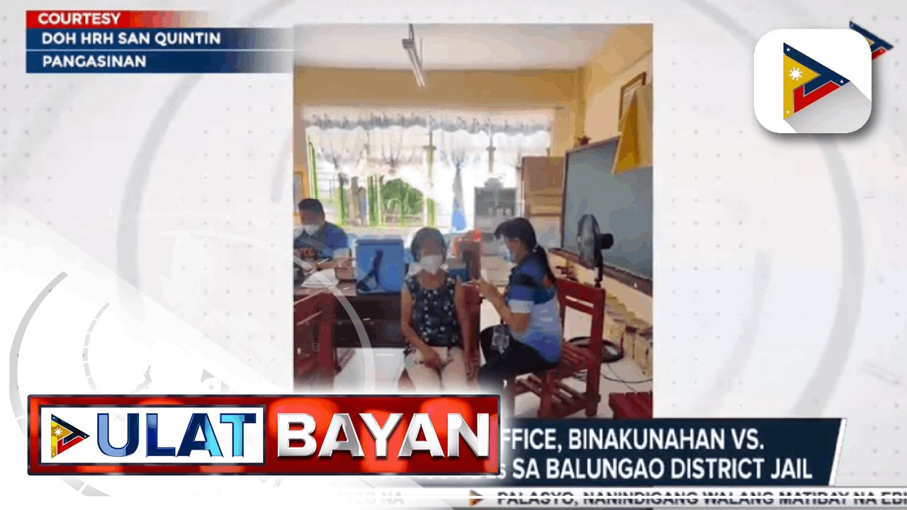Pangasinan Health Office, binakunahan vs. COVID...