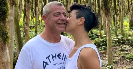 Levent Yüksel, kendisinden 17 yaş küçük eşiyle aşka geldi