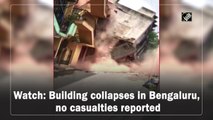Watch: Building collapses in Bengaluru, no casualties reported