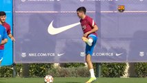 El Barça recupera a Pedri y Jordi Alba, que ya entrenan con el grupo