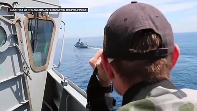Australian ships dock in Manila for joint exercises with Philippines Navy