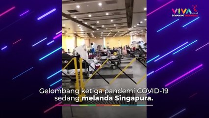 COVID-19 Melonjak di Singapura, Tempat Parkir Jadi UGD