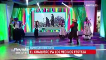 Humor: El chaqueño Pa Los Vecinos festejó a Cuevo con canto, baile y aro aros (parte 1)