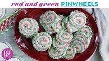 How to Make Colorful Red and Green Pinwheel Cookies | Eat this Now | Better Homes & Gardens