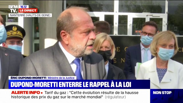 L'avertissement pénal probatoire entrera en vigueur dans toutes ses dispositions à partir du mois de janvier 2023 , selon Éric Dupond-Moretti