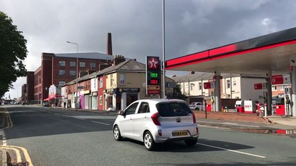 Texaco in New Hall Lane, Preston has run out of fuel