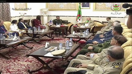 الفريق سعيد شنقريحة يستقبل  القائد العام للقوات الأمريكة في إفريقيا