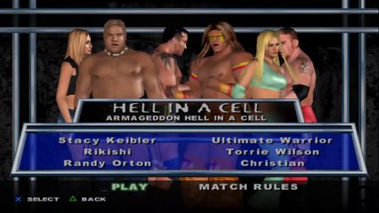HCTP Stacy Keibler vs Rikishi vs Randy Orton vs Ultimate Warrior vs Torrie Wilson vs Christian