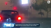 Tempestade de areia atinge interior de São Paulo e transforma o dia em noite