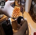 Helado De Croissant Waffle